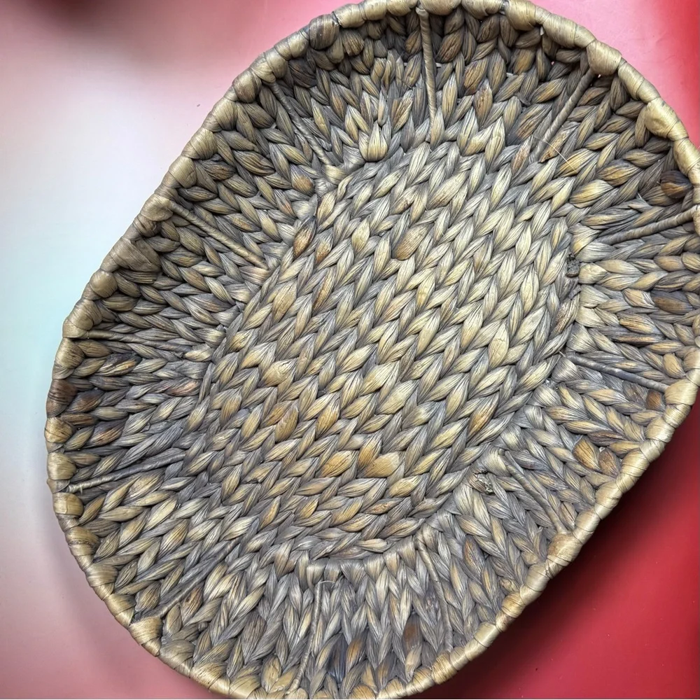 Pier 1 Woven Basket Tray